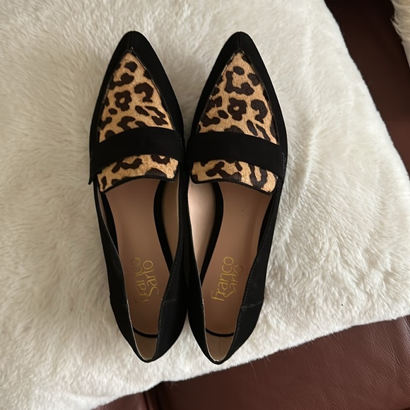 Franco Sarta, Sansa 2. Black and camel loafer. Size 8. Brand new inbox.NWT. - Picture 3 of 5